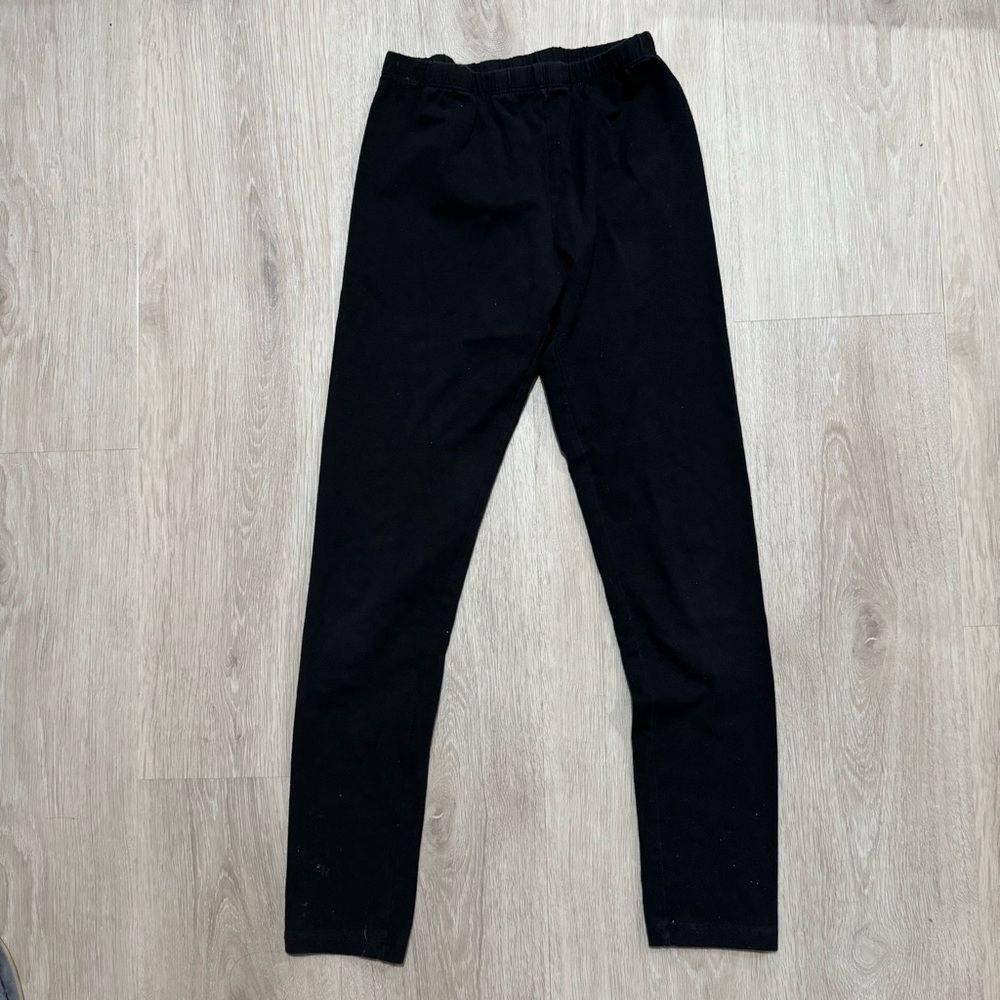 Kids The Children's Place Girls Black Leggings Pants Stretch XL Size 14